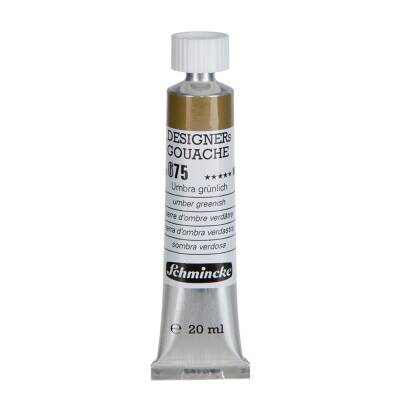 Schmincke Hks Designers' Gouache 20 ml Tube 675 Umber Greenish - 3