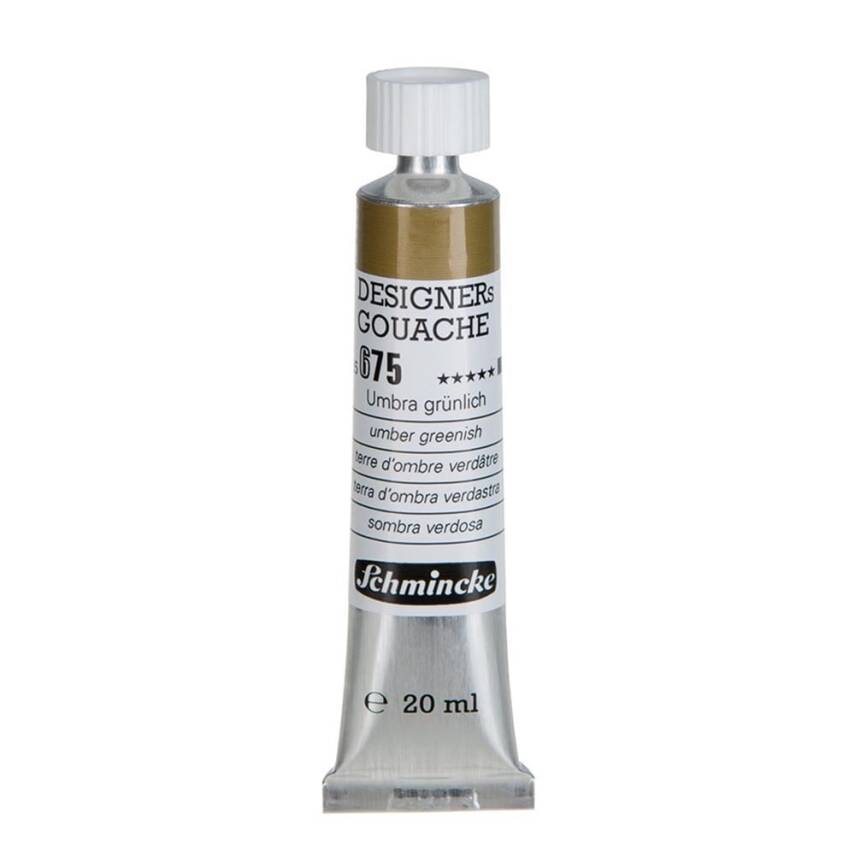 Schmincke Hks Designers' Gouache 20 ml Tube 675 Umber Greenish - 1
