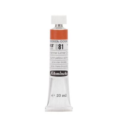Schmincke Hks Designers' Gouache 20 ml Tube 681 Burnt Yellow Ocher