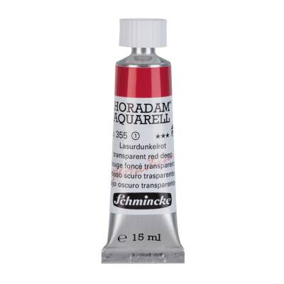 Schmincke Horadam Aquarell Artist Sulu Boya 15 ml 355 Transparent Red Deep Seri 1 - 1
