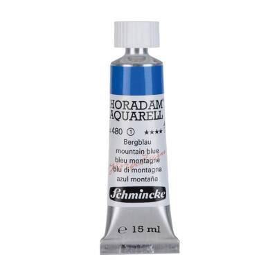 Schmincke Horadam Aquarell Artist Sulu Boya 15 ml 480 Mountain Blue Seri 1 - 1