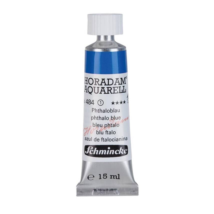 Schmincke Horadam Aquarell Artist Sulu Boya 15 ml 484 Phthalo Blue Seri 1 - 1