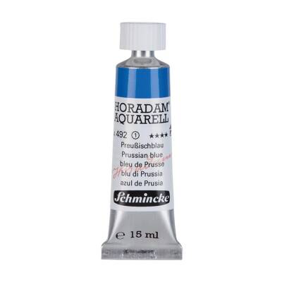 Schmincke Horadam Aquarell Artist Sulu Boya 15 ml 492 Prussian Blue Seri 1 - 1