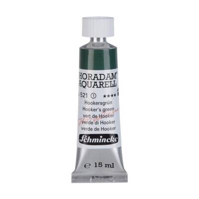 Schmincke Horadam Aquarell Artist Sulu Boya 15 ml 521 Hooker'S Green Seri 1 - 1