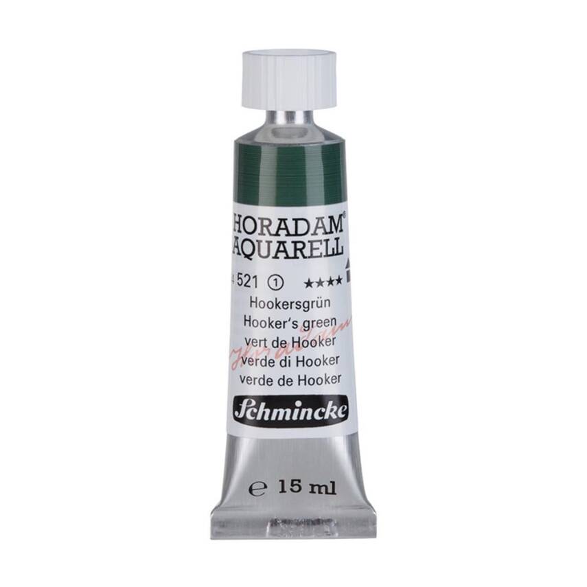 Schmincke Horadam Aquarell Artist Sulu Boya 15 ml 521 Hooker'S Green Seri 1 - 1