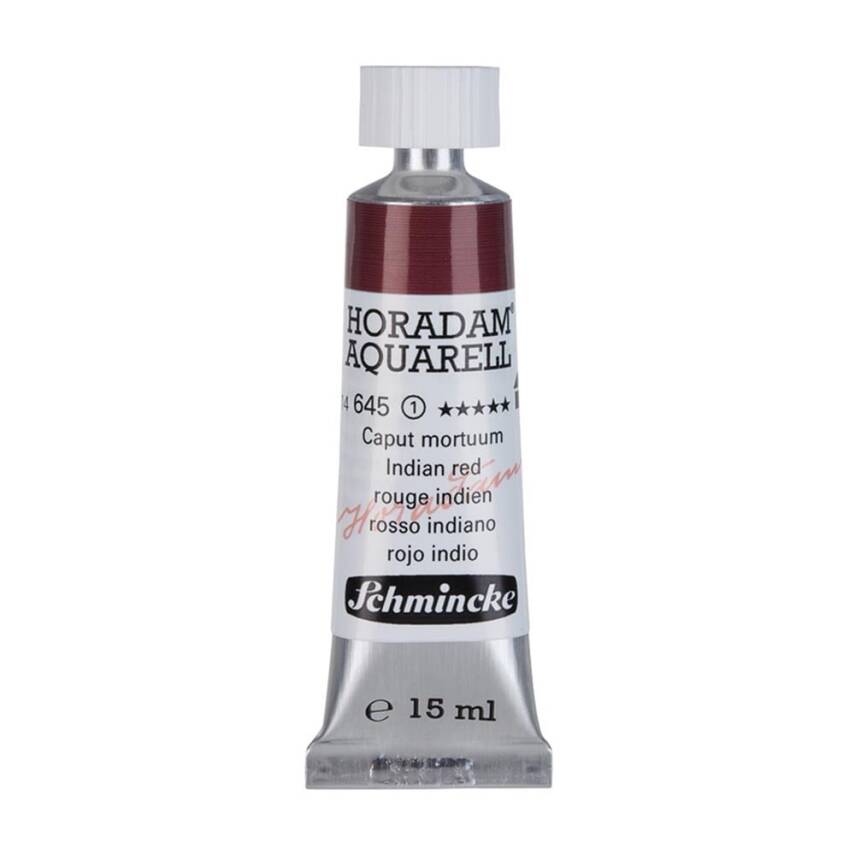 Schmincke Horadam Aquarell Artist Sulu Boya 15 ml 645 Indian Red Seri 1 - 1