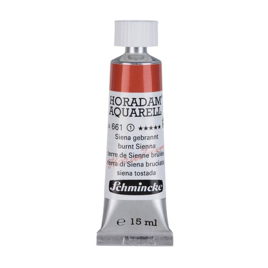 Schmincke Horadam Aquarell Artist Sulu Boya 15 ml 661 Burnt Sienna Seri 1 - 1