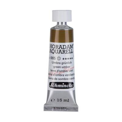 Schmincke Horadam Aquarell Artist Sulu Boya 15 ml 665 Green Umber Seri 1 - 1