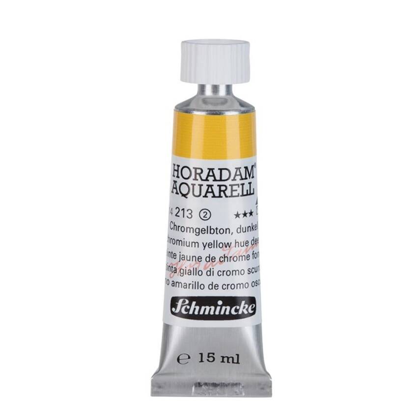 Schmincke Horadam Aquarell Artist Sulu Boya 15 ml 213 Chrome Yellow Deep No Lead Seri 2 - 1
