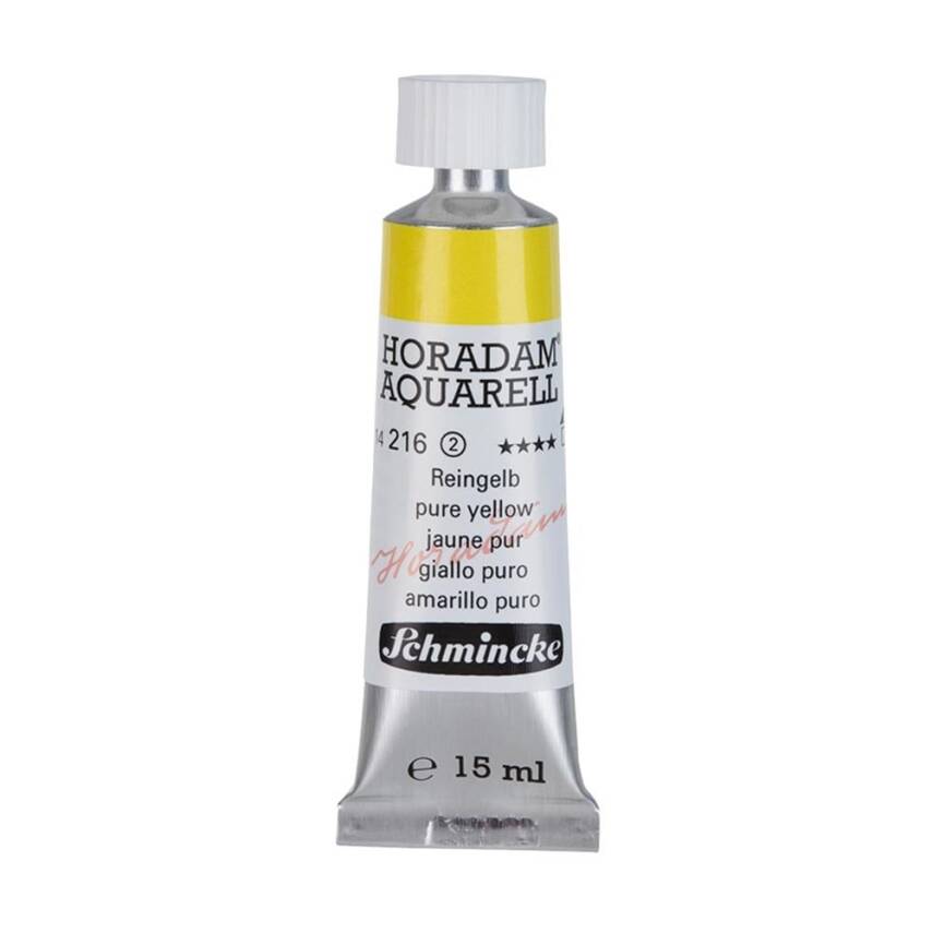 Schmincke Horadam Aquarell Artist Sulu Boya 15 ml 216 Pure Yellow Seri 2 - 1