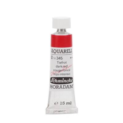 Schmincke Horadam Aquarell Artist Sulu Boya 15 ml 345 Dark Red Seri 2 - 1