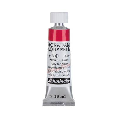 Schmincke Horadam Aquarell Artist Sulu Boya 15 ml 346 Ruby Red Deep Seri 2 - 1