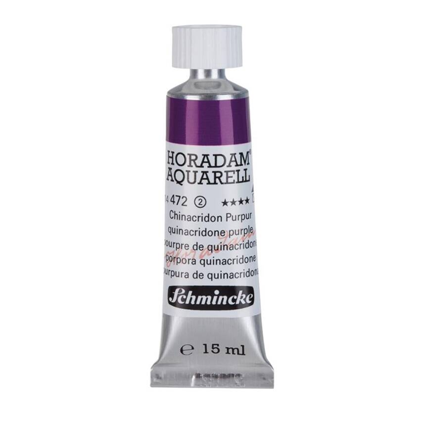 Schmincke Horadam Aquarell Artist Sulu Boya 15 ml 472 Quinacridone Purple Seri 2 - 1