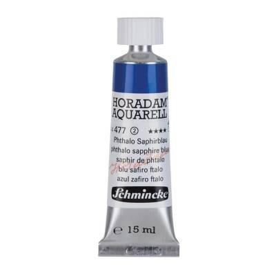 Schmincke Horadam Aquarell Artist Sulu Boya 15 ml 477 Phthalo Sapphire Blue Seri 2 - 1