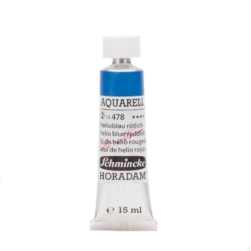 Schmincke Horadam Aquarell Artist Sulu Boya 15 ml 478 Helio Blue Reddish Seri 2 - 1