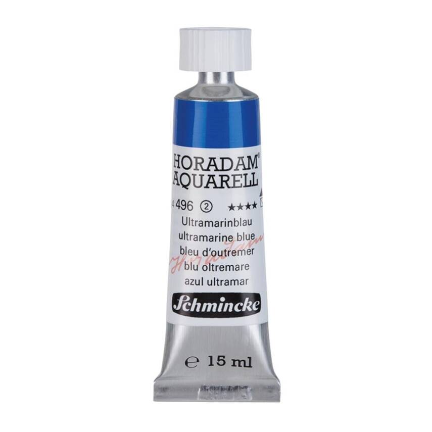Schmincke Horadam Aquarell Artist Sulu Boya 15 ml 496 Ultramarine Blue Seri 2 - 1