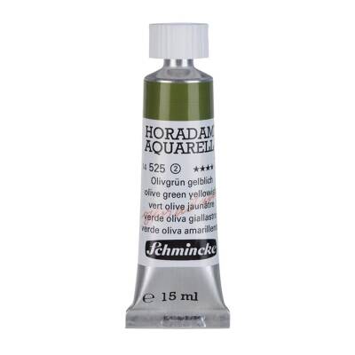 Schmincke Horadam Aquarell Artist Sulu Boya 15 ml 525 Olive Green Yellowish Seri 2 - 1