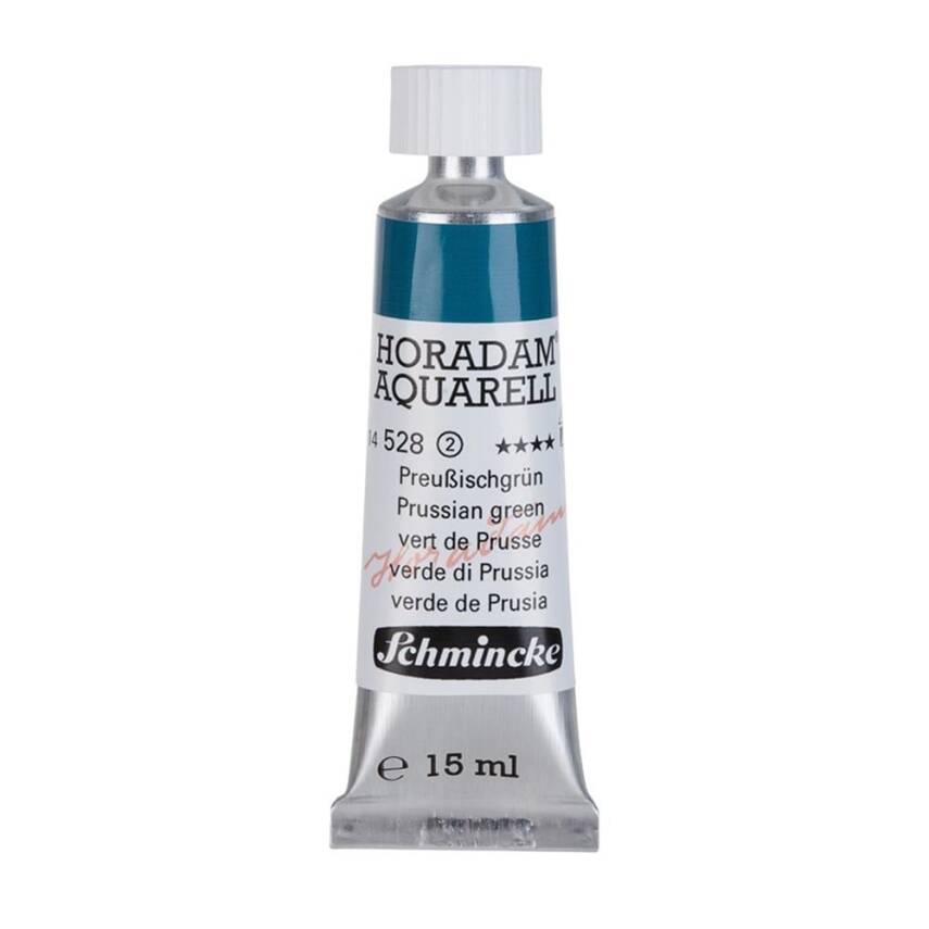 Schmincke Horadam Aquarell Artist Sulu Boya 15 ml 528 Prussian Green Seri 2 - 1