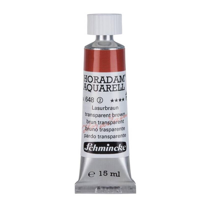 Schmincke Horadam Aquarell Artist Sulu Boya 15 ml 648 Translucent Brown Seri 2 - 1