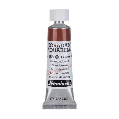 Schmincke Horadam Aquarell Artist Sulu Boya 15 ml 658 Mars Brown Seri 2 - 1