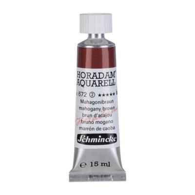 Schmincke Horadam Aquarell Artist Sulu Boya 15 ml 672 Mahogany Brown Seri 2 - 1