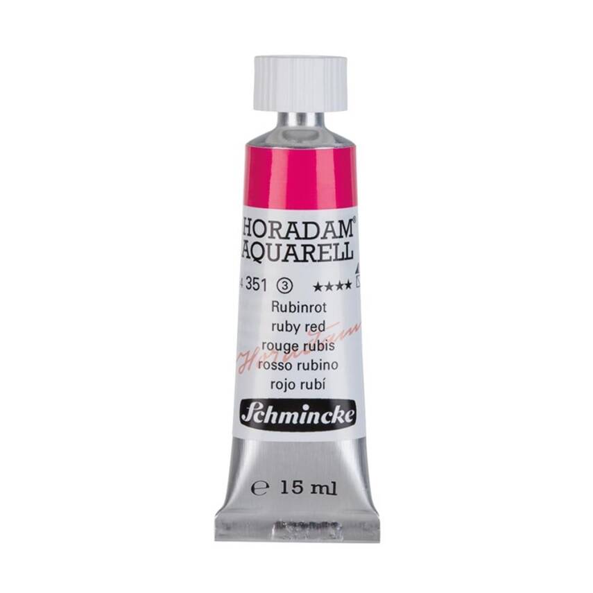 Schmincke Horadam Aquarell Artist Sulu Boya 15 ml 351 Ruby Red Seri 3 - 1