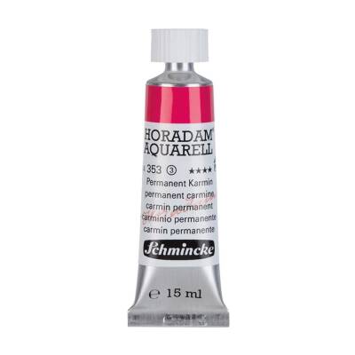 Schmincke Horadam Aquarell Artist Sulu Boya 15 ml 353 Permanent Carmine Seri 3 - 1