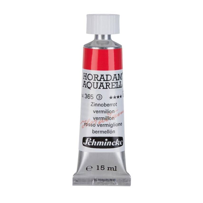 Schmincke Horadam Aquarell Artist Sulu Boya 15 ml 365 Vermilion  Seri 3 - 1
