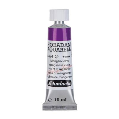 Schmincke Horadam Aquarell Artist Sulu Boya 15 ml 474 Manganese Violet Seri 3 - 1