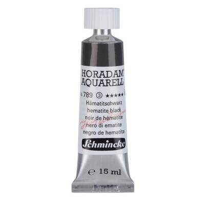 Schmincke Horadam Aquarell Artist Sulu Boya 15 ml 789 Hematite Black Seri 3 - 1