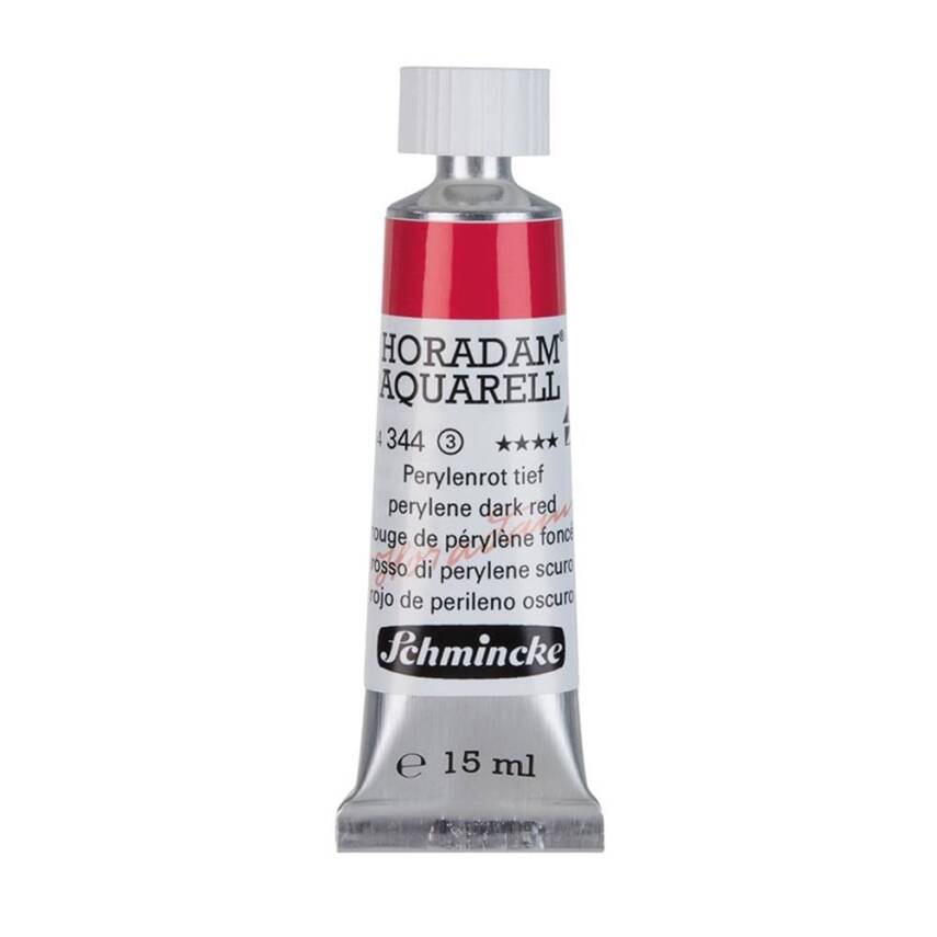 Schmincke Horadam Aquarell Artist Sulu Boya 15 ml 344 Perylene Dark Red Seri 3 - 1
