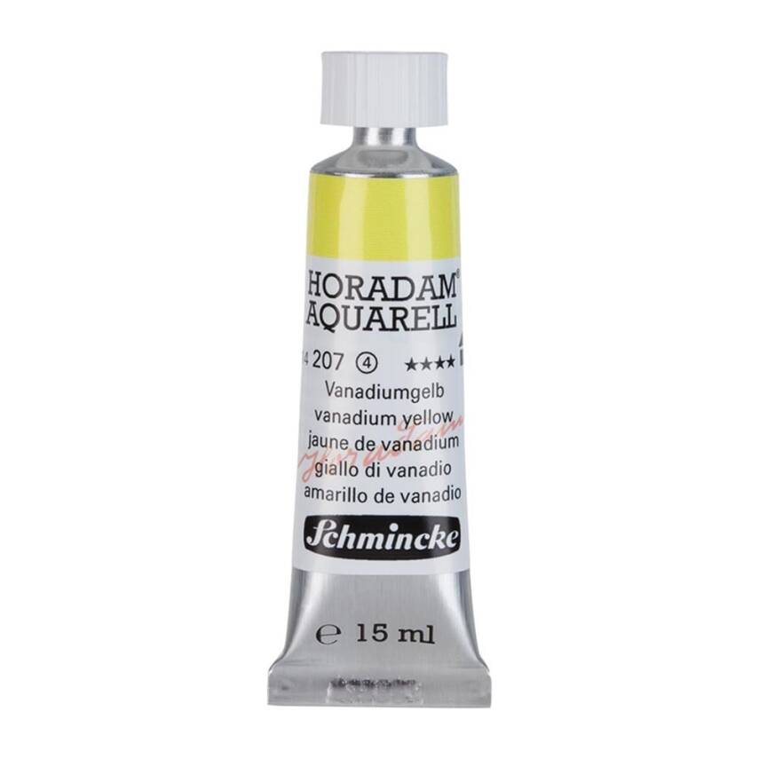 Schmincke Horadam Aquarell Artist Sulu Boya 15 ml 207 Vanadium Yellow Seri 4 - 1