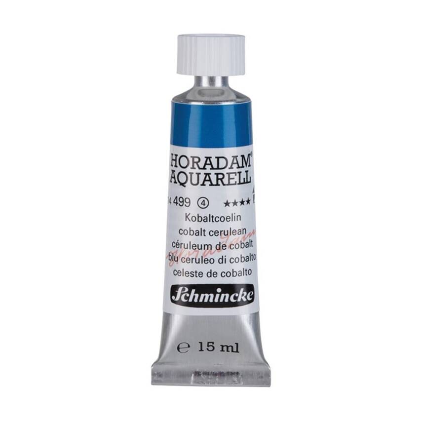 Schmincke Horadam Aquarell Artist Sulu Boya 15 ml 499 Cobalt Cerulean Seri 4 - 1