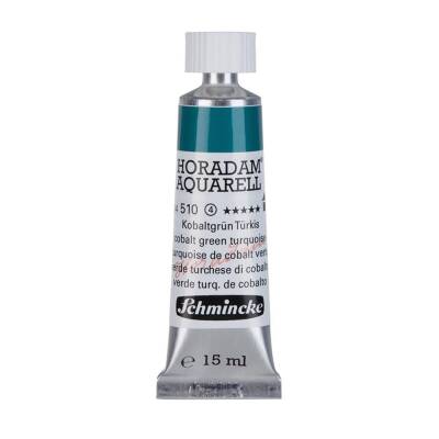 Schmincke Horadam Aquarell Artist Sulu Boya 15 ml 510 Cobalt Green Turquoise Seri 4 - 1
