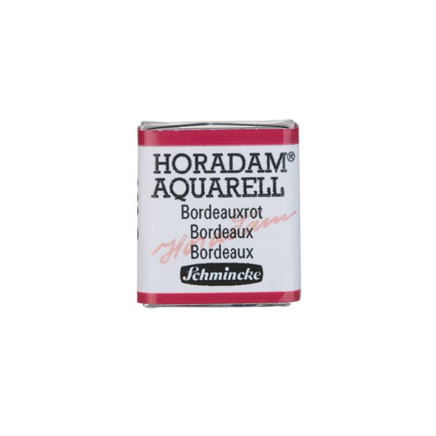 Schmincke Horadam Aquarell Artist Sulu Boya Yarım Tablet 362 Bordeaux   - 1
