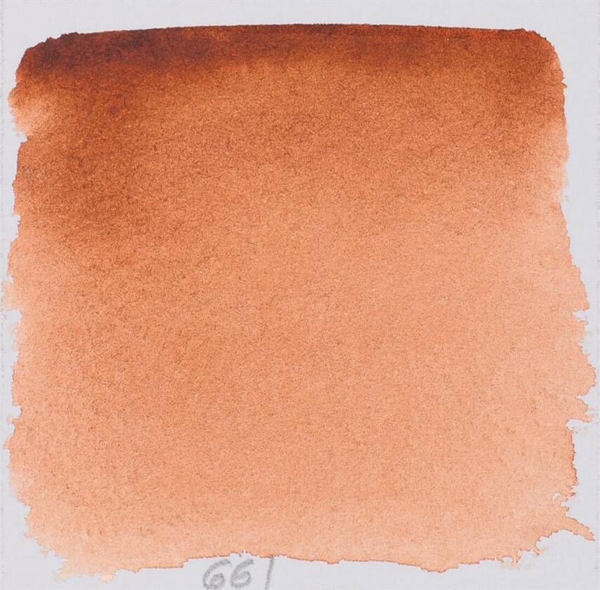 Schmincke Horadam Aquarell Artist Sulu Boya Yarım Tablet 661 Burnt Sienna  - 2