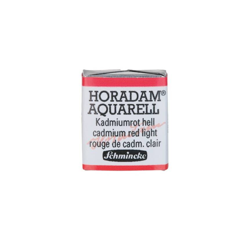 Schmincke Horadam Aquarell Artist Sulu Boya Yarım Tablet 349 Cadmium Red Light - 1