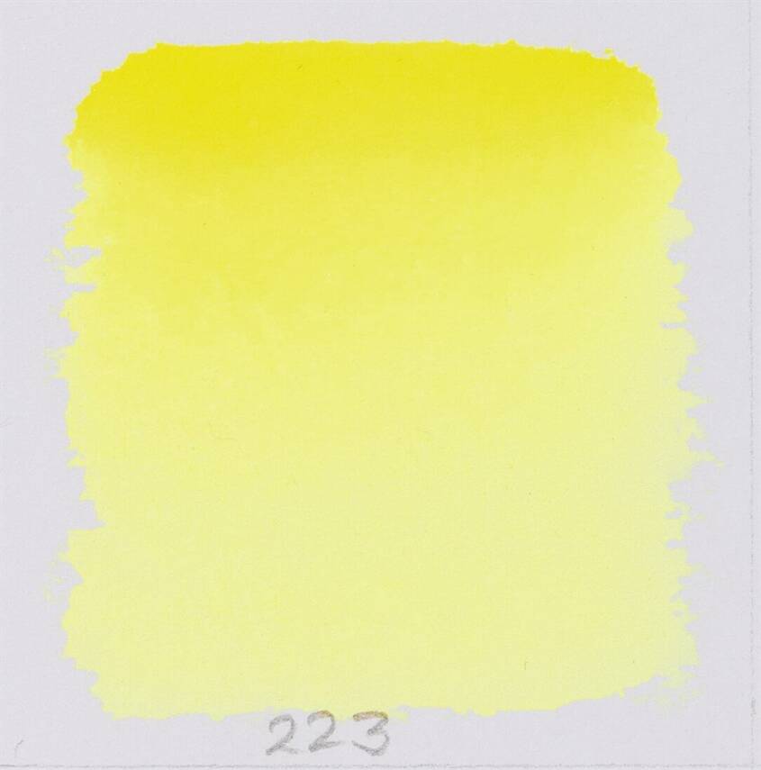 Schmincke Horadam Aquarell Artist Sulu Boya Yarım Tablet 223 Cadmium Yellow Lemon - 2