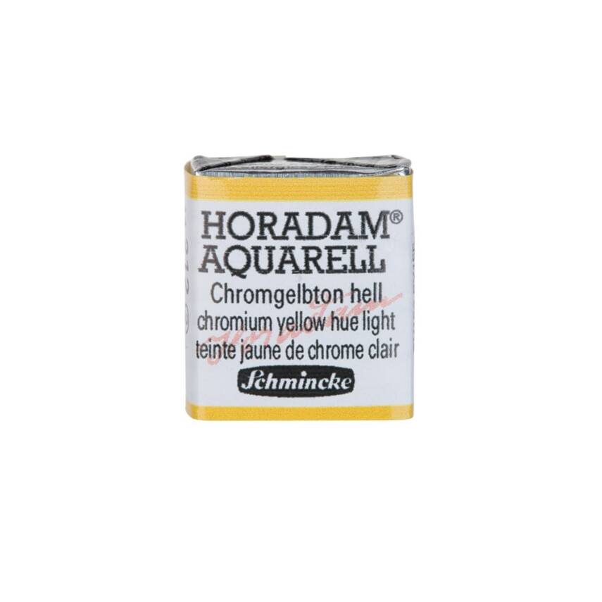 Schmincke Horadam Aquarell Artist Sulu Boya Yarım Tablet 212 Chrome Yellow Light No Lead - 1