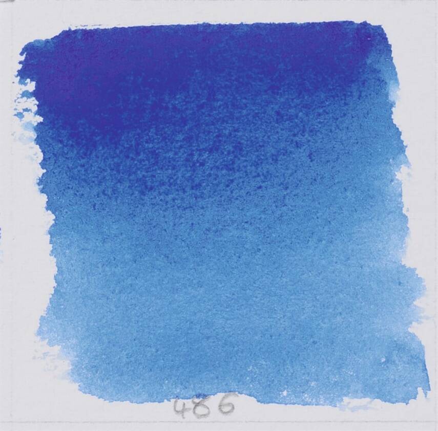 Schmincke Horadam Aquarell Artist Sulu Boya Yarım Tablet 486 Cobalt Blue Hue - 2