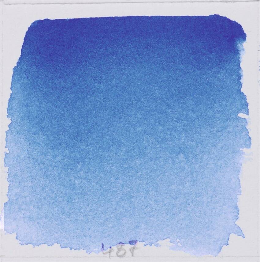 Schmincke Horadam Aquarell Artist Sulu Boya Yarım Tablet 487 Cobalt Blue Light - 2