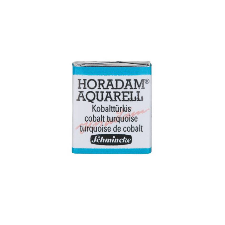 Schmincke Horadam Aquarell Artist Sulu Boya Yarım Tablet 509 Cobalt Turquoise  - 1