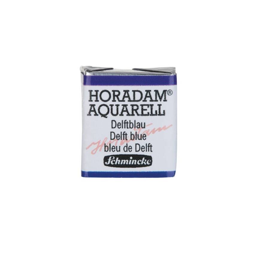 Schmincke Horadam Aquarell Artist Sulu Boya Yarım Tablet 482 Delft Blue  - 1
