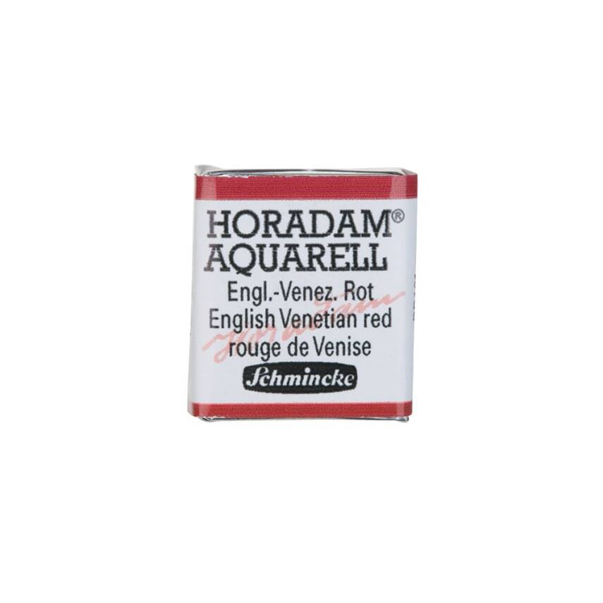 Schmincke Horadam Aquarell Artist Sulu Boya Yarım Tablet 649 English Venetian Red - 1