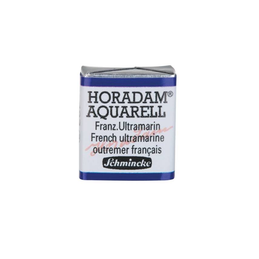 Schmincke Horadam Aquarell Artist Sulu Boya Yarım Tablet 493 French Ultramarine  - 1
