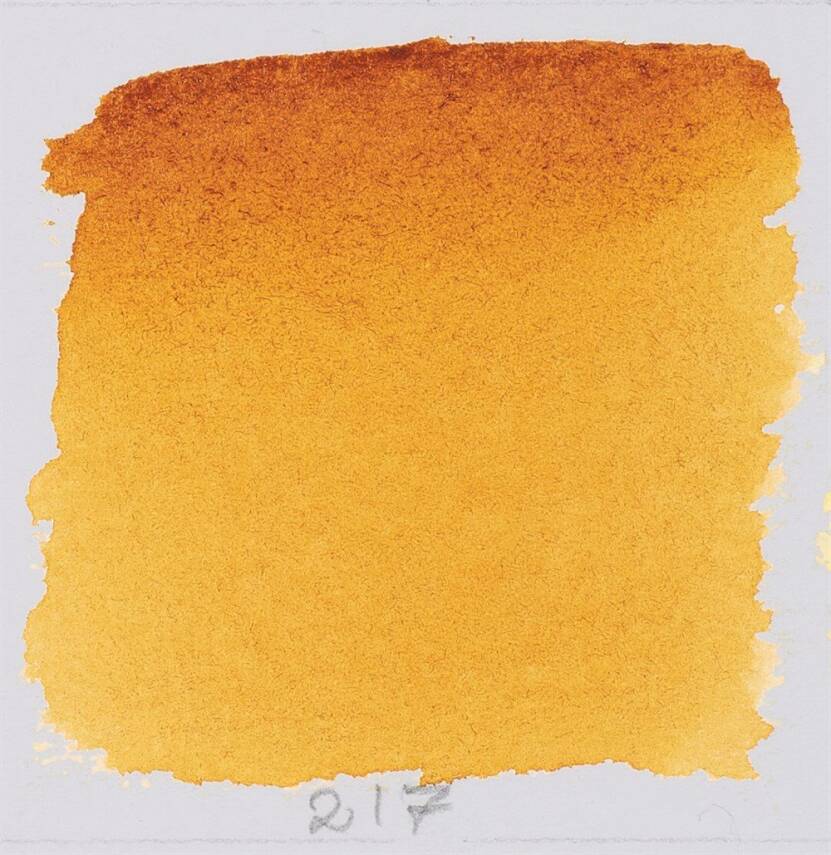 Schmincke Horadam Aquarell Artist Sulu Boya Yarım Tablet 217 Gamboge Gum Modern - 2