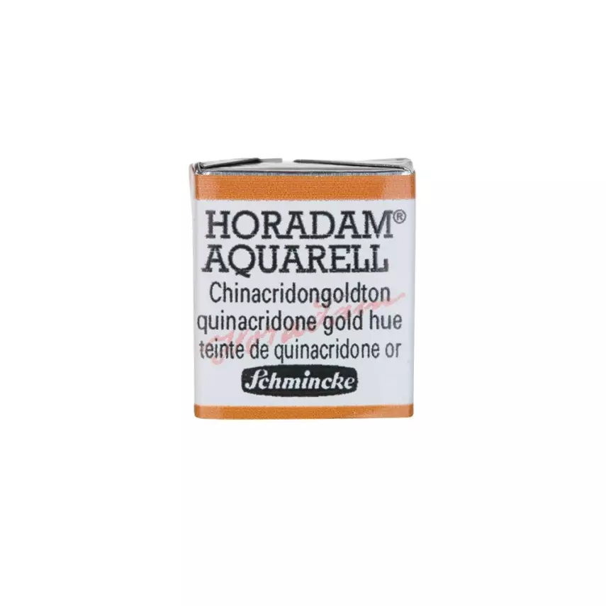 Schmincke Horadam Aquarell Artist Sulu Boya Yarım Tablet 210 Gamboge Gum Modern - 1