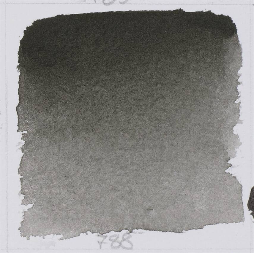 Schmincke Horadam Aquarell Artist Sulu Boya Yarım Tablet 788 Graphite Grey  - 2