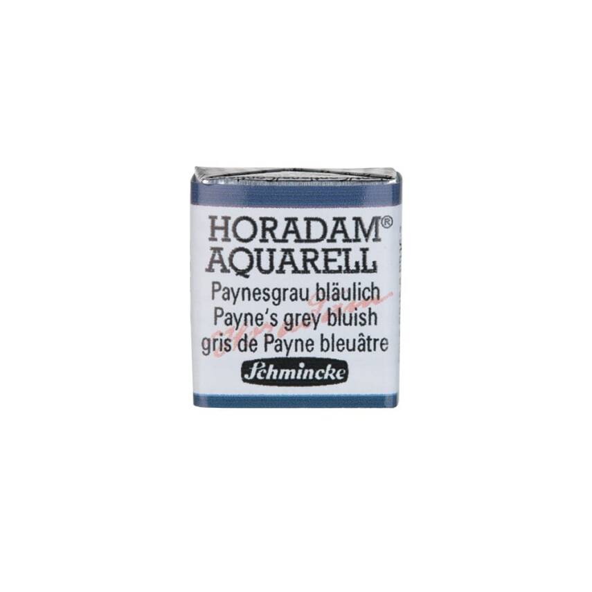 Schmincke Horadam Aquarell Artist Sulu Boya Yarım Tablet 787 Payne'S Grey Bluish - 1