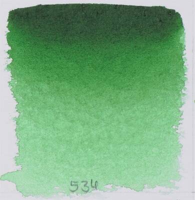 Schmincke Horadam Aquarell Artist Sulu Boya Yarım Tablet 534 Permanent Green Olive